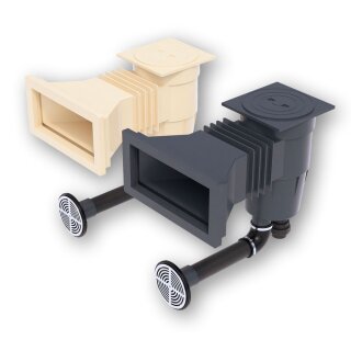 Breitmaul-Wandskimmer anthrazit